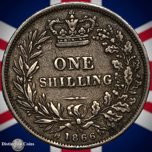 Great Britain 1866 British One Shilling GB0288