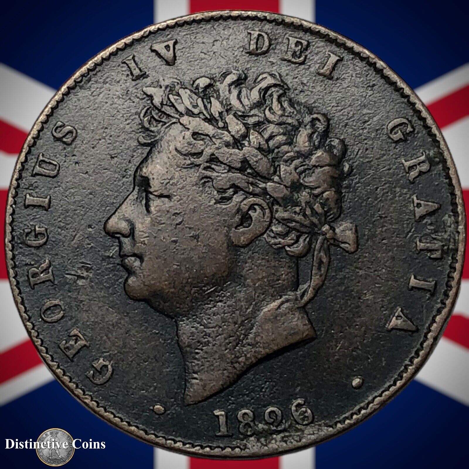 Great Britain 1826 Half Penny 1/2d GB5194