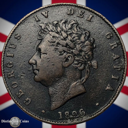 Great Britain 1826 Half Penny 1/2d GB5194