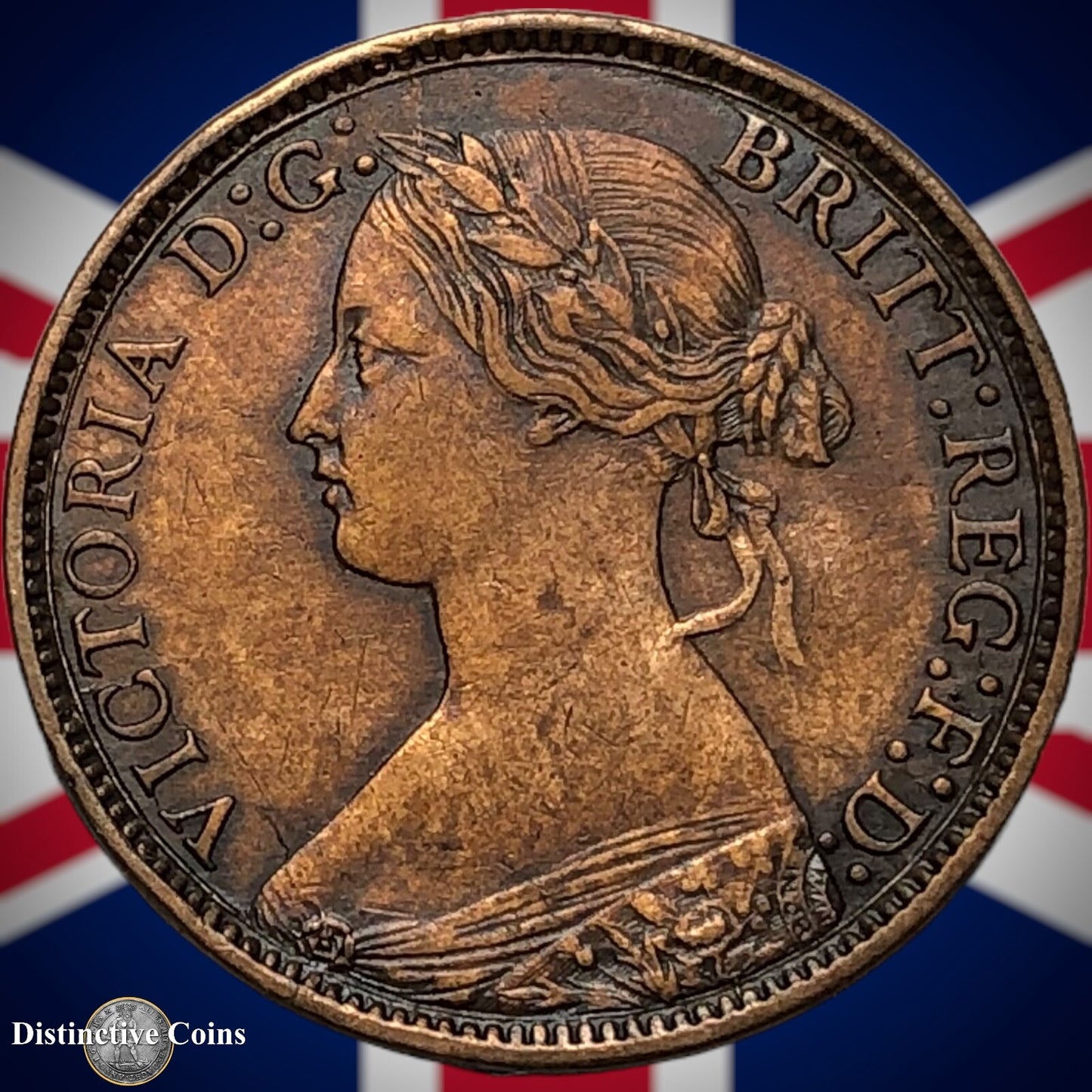 Great Britain 1873 Farthing 1/4d GB3686