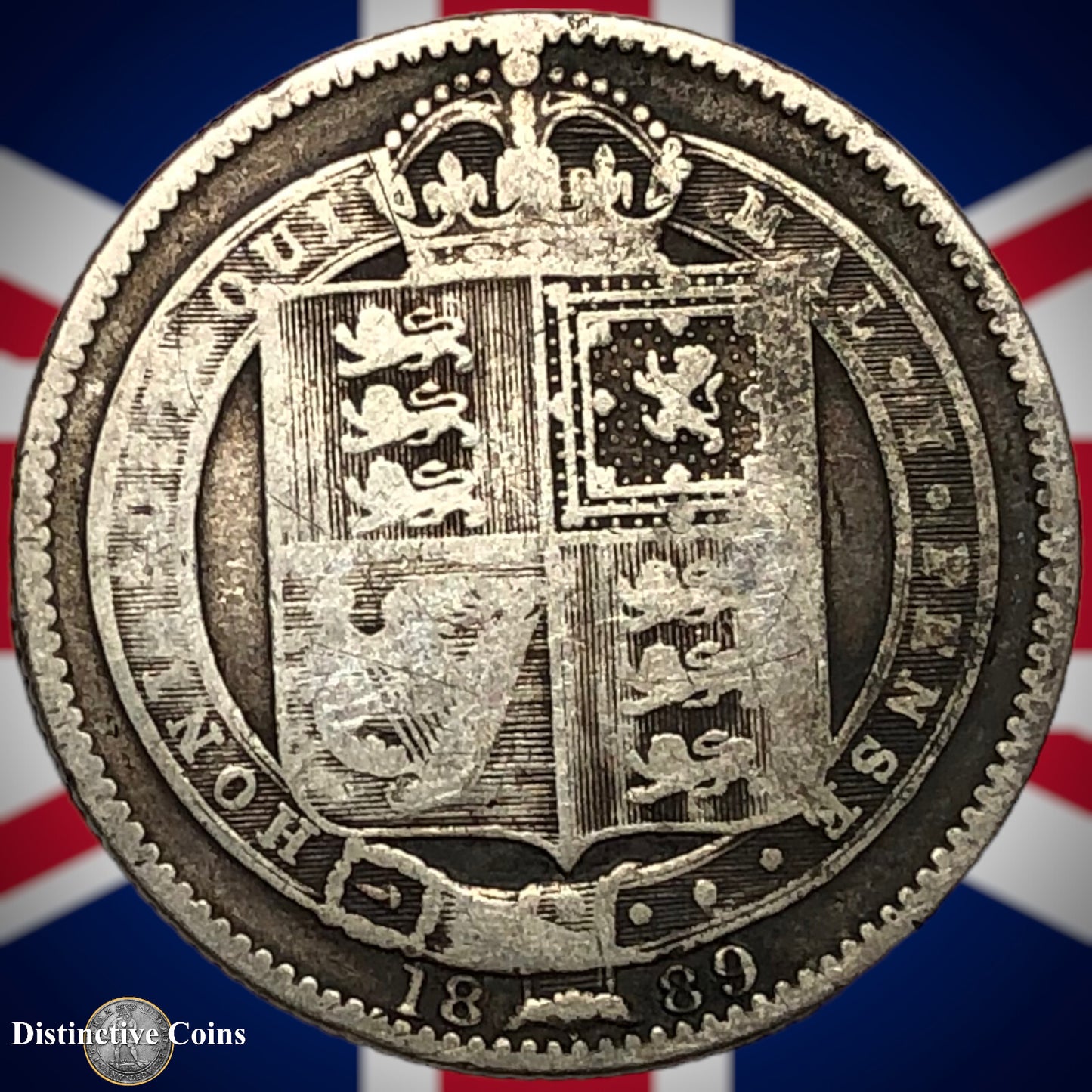 Great Britain 1889 British One Shilling GB0538