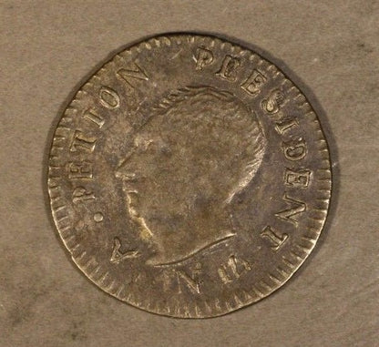 AN 14 Haiti 25 Centimes Silver Higher Grade     