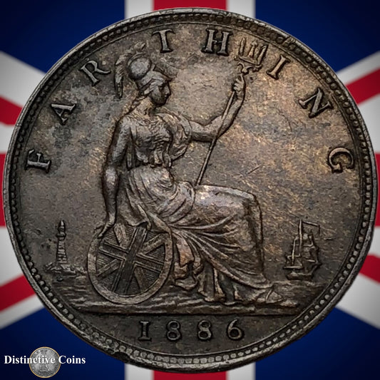 Great Britain 1886 Farthing 1/4d GB4225