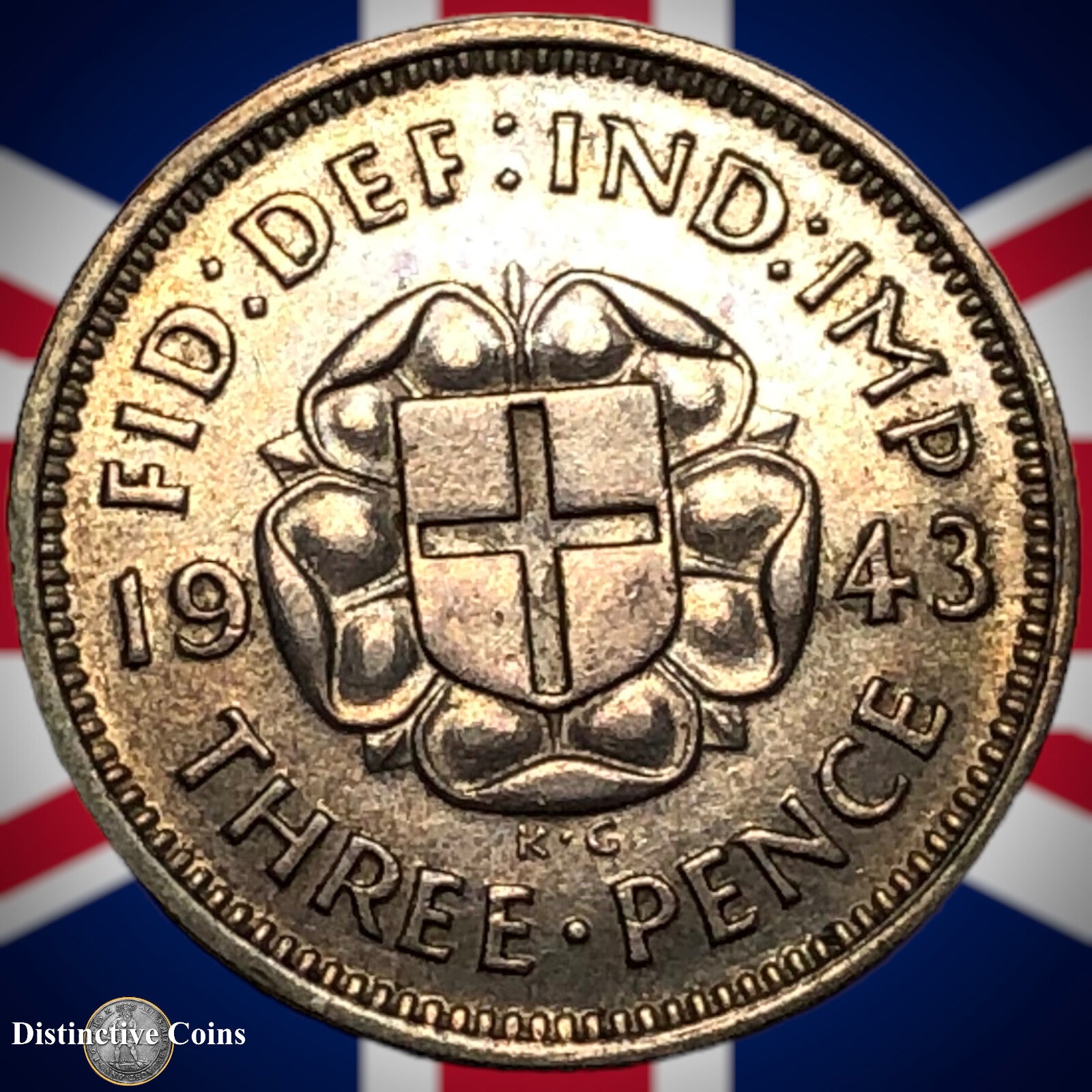 Great Britain 1943 Three Pence GB2355