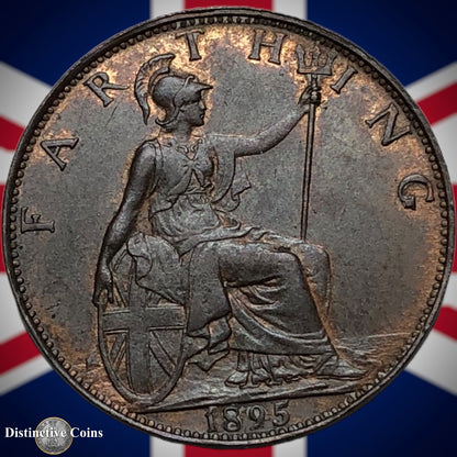 Great Britain 1895 Farthing 1/4d GB4406
