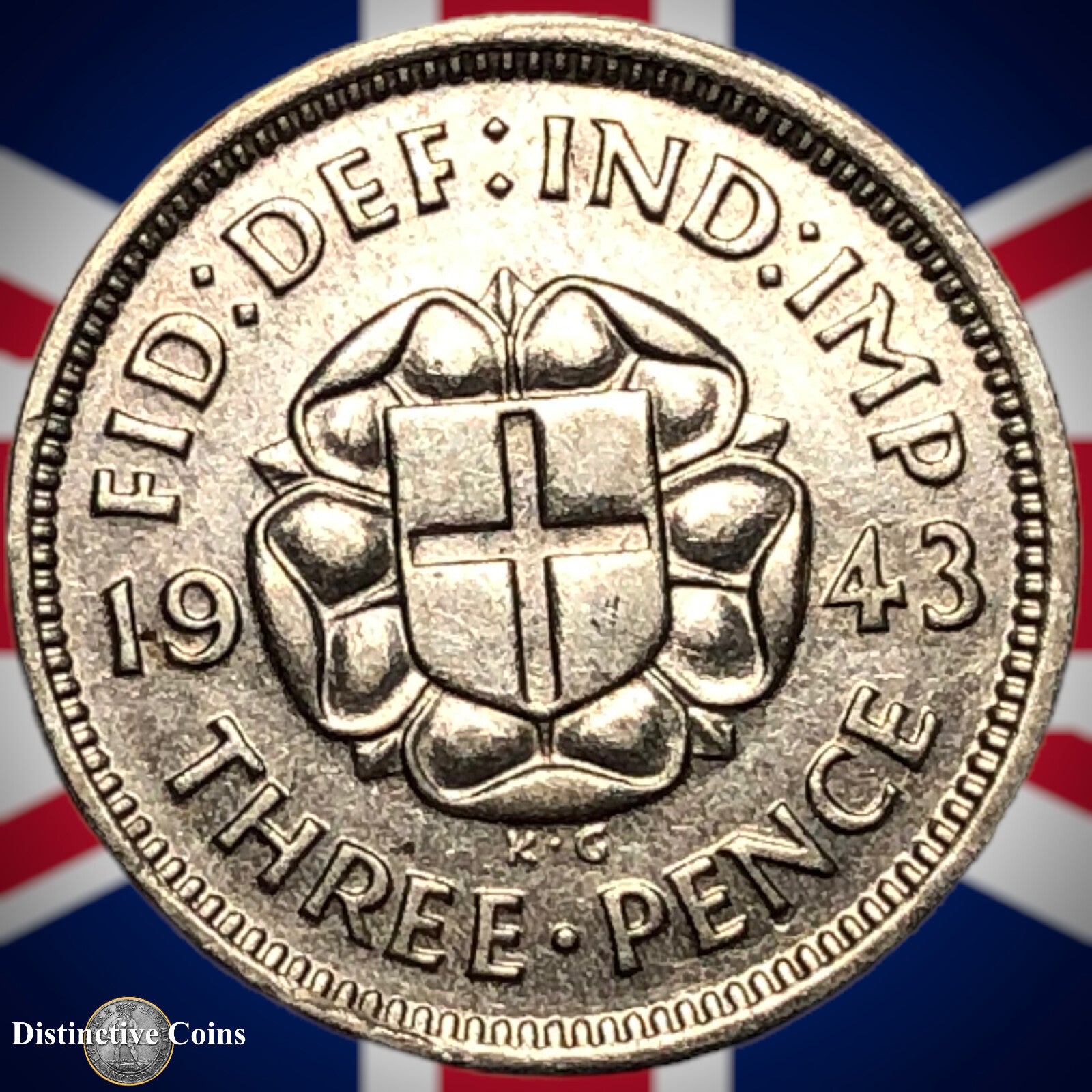 Great Britain 1943 Three Pence GB2347