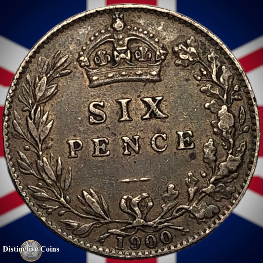 Great Britain 1900 Six Pence GB1476