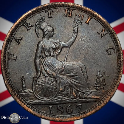 Great Britain 1867 Farthing 1/4d GB3614