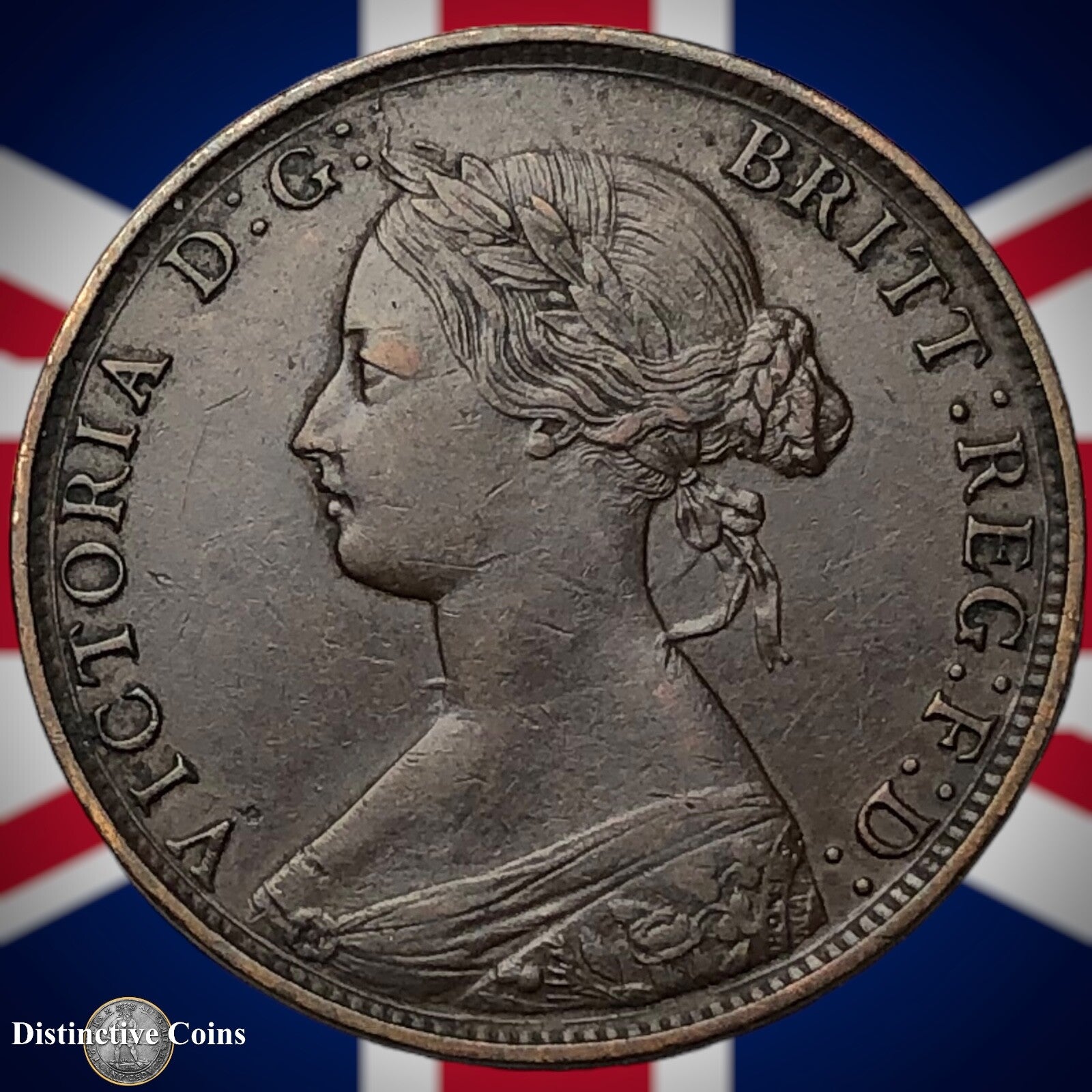 Great Britain 1861 Half Penny 1/2d GB5376