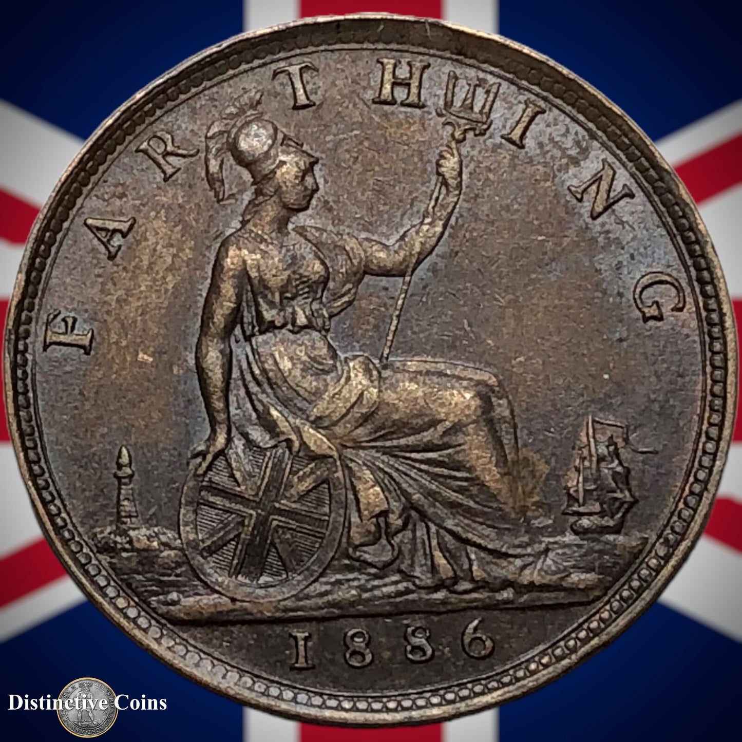 Great Britain 1886 Farthing 1/4d GB4214