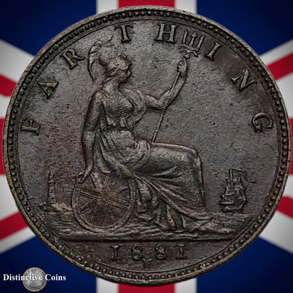 Great Britain 1881 H Farthing 1/4d GB3917