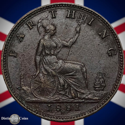 Great Britain 1881 H Farthing 1/4d GB3917