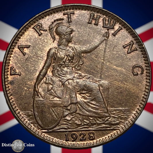 Great Britain 1928 Farthing 1/4d GB4865
