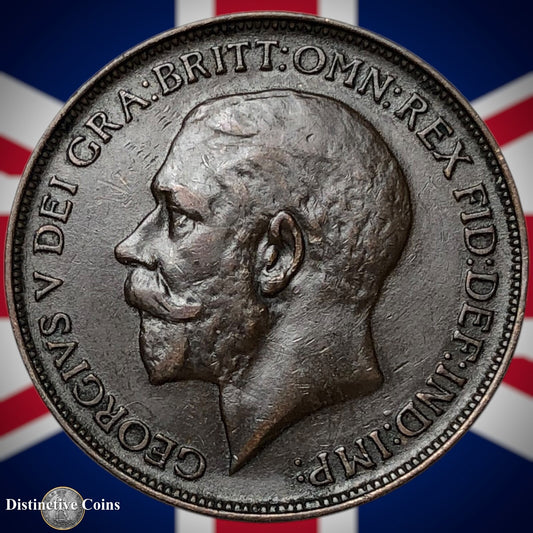 Great Britain 1912 H Penny 1d GB6800