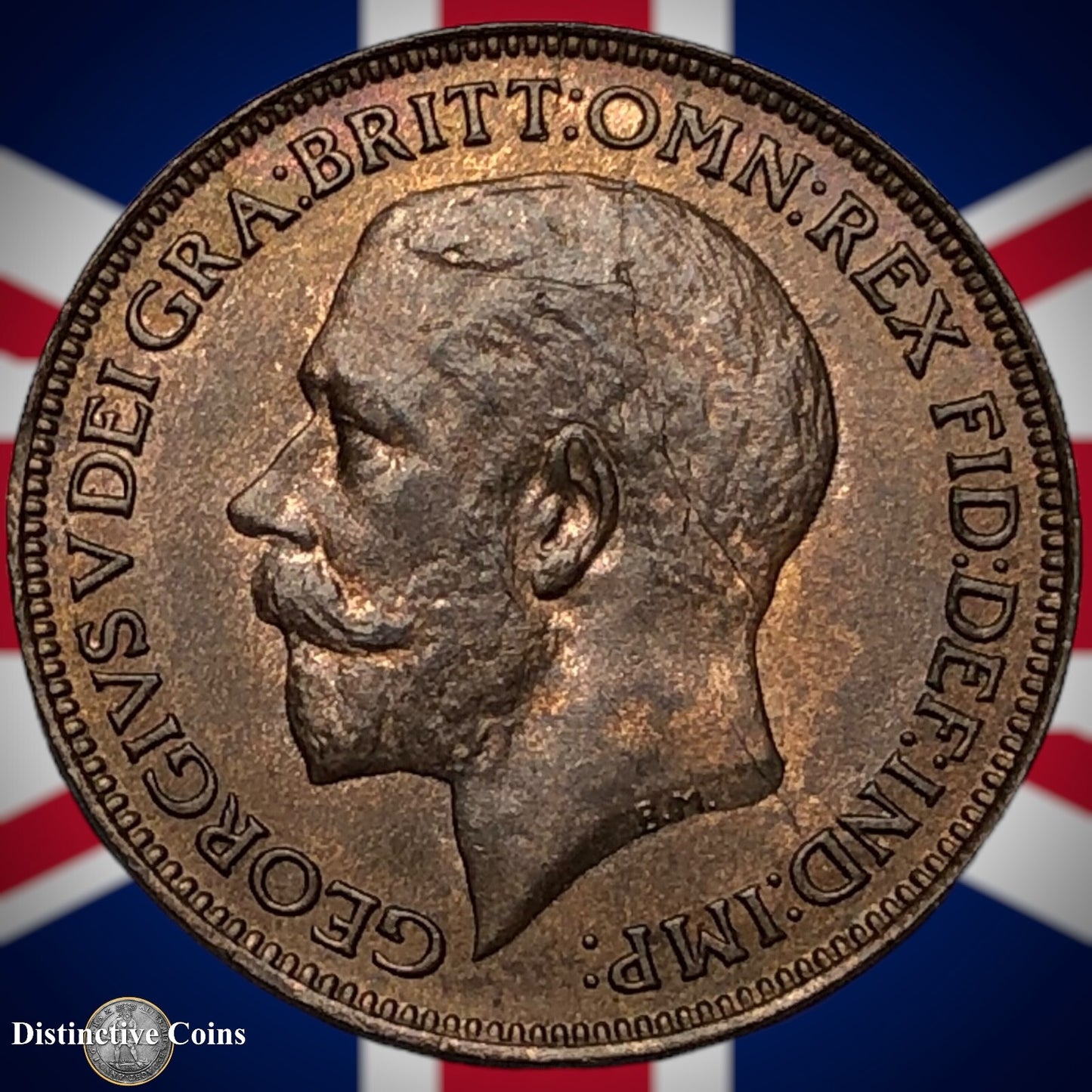 Great Britain 1925 Farthing 1/4d GB4815