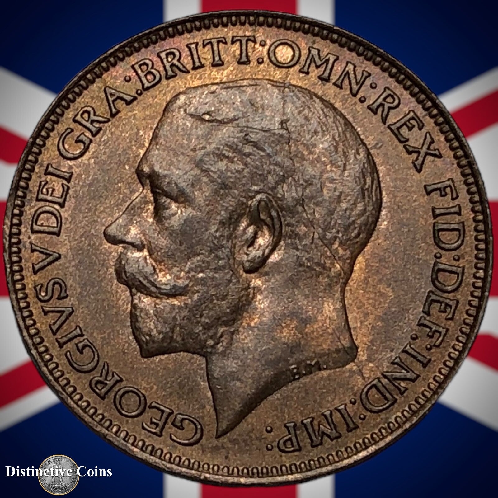 Great Britain 1925 Farthing 1/4d GB4815