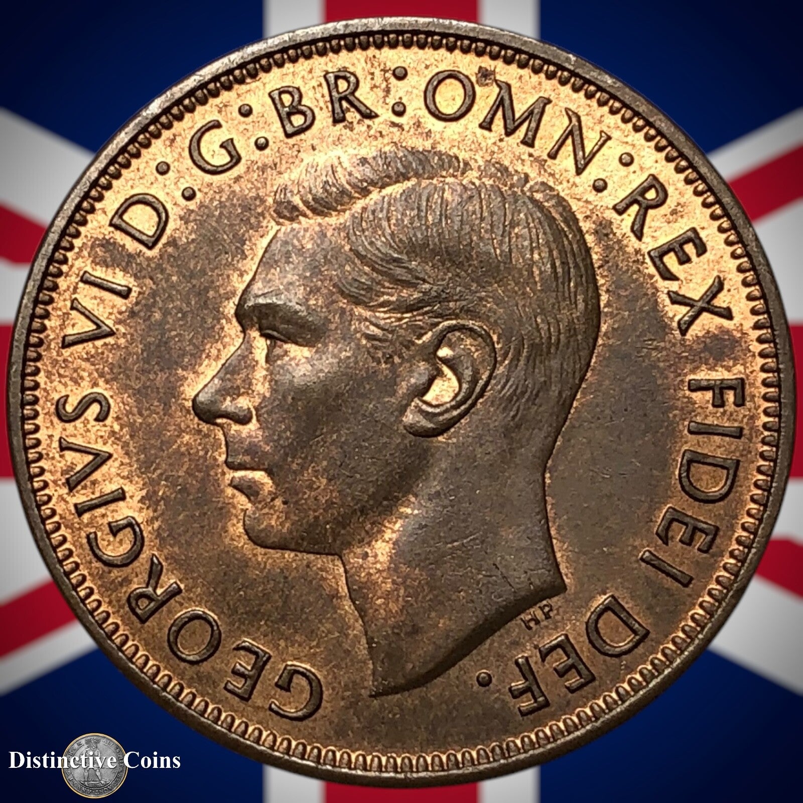 Great Britain 1951 Penny 1d GB7336