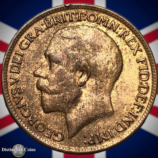 Great Britain 1918 Farthing 1/4d GB4711