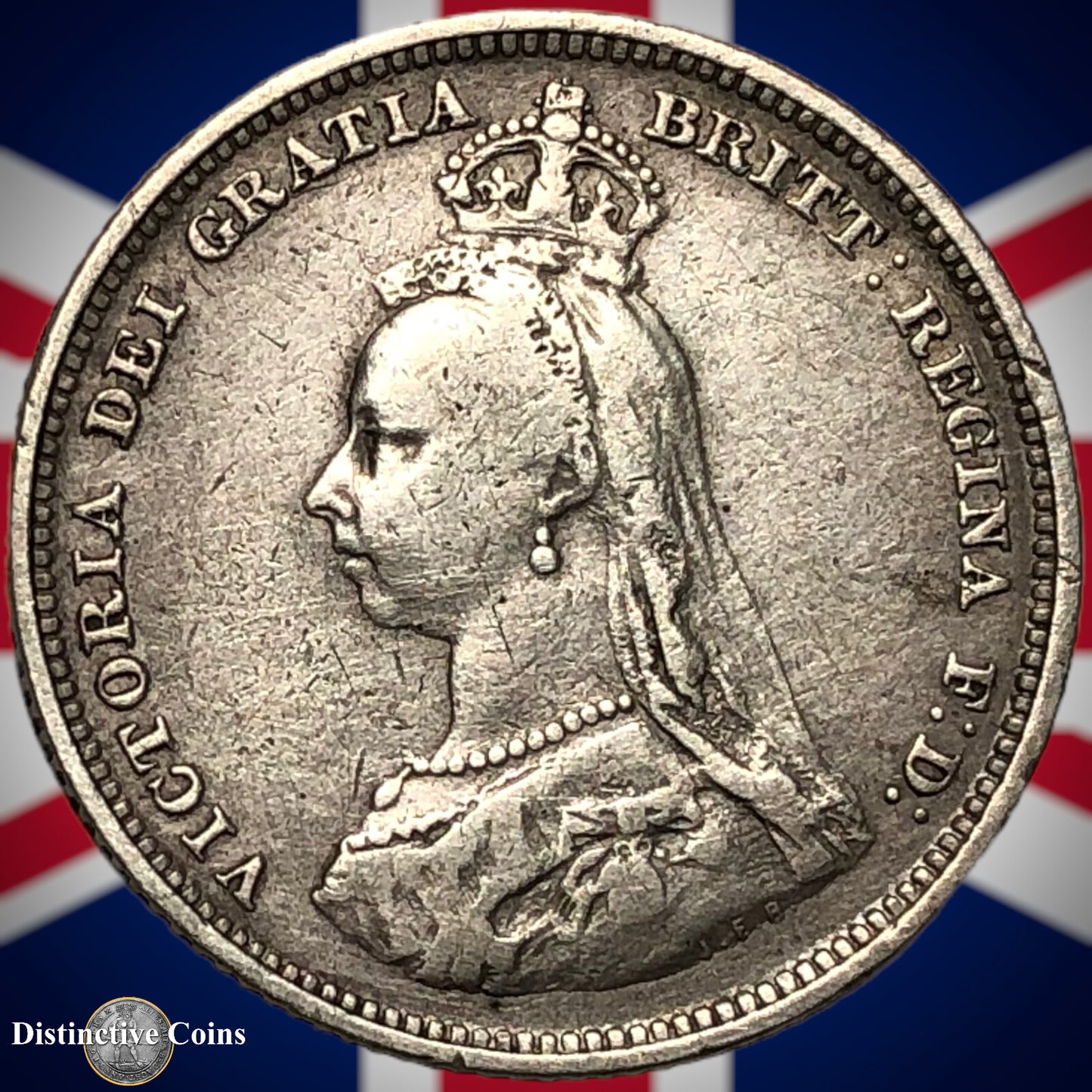 Great Britain 1889 British One Shilling GB0554
