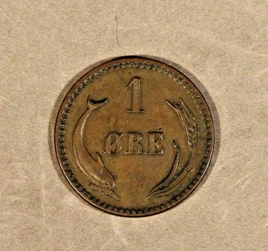 1888 CS Denmark Ore Nice Details       