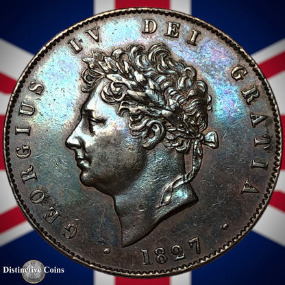 Great Britain 1827 Half Penny 1/2d GB5217