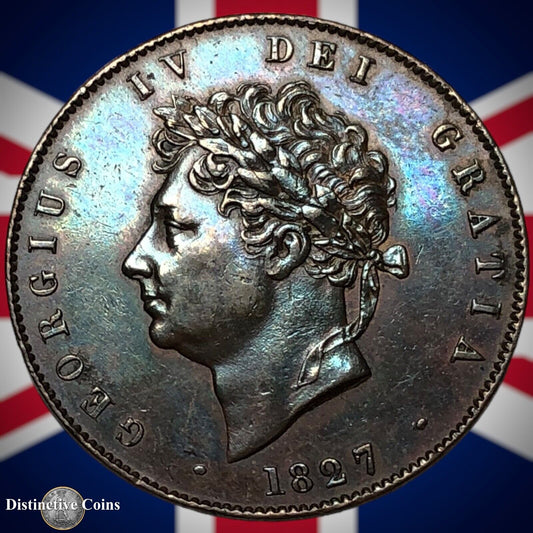 Great Britain 1827 Half Penny 1/2d GB5217