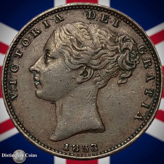 Great Britain 1853 Farthing 1/4d GB3443