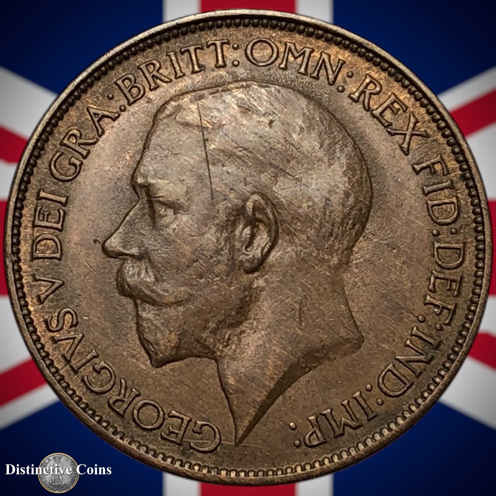 Great Britain 1921 Half Penny 1/2d GB5884