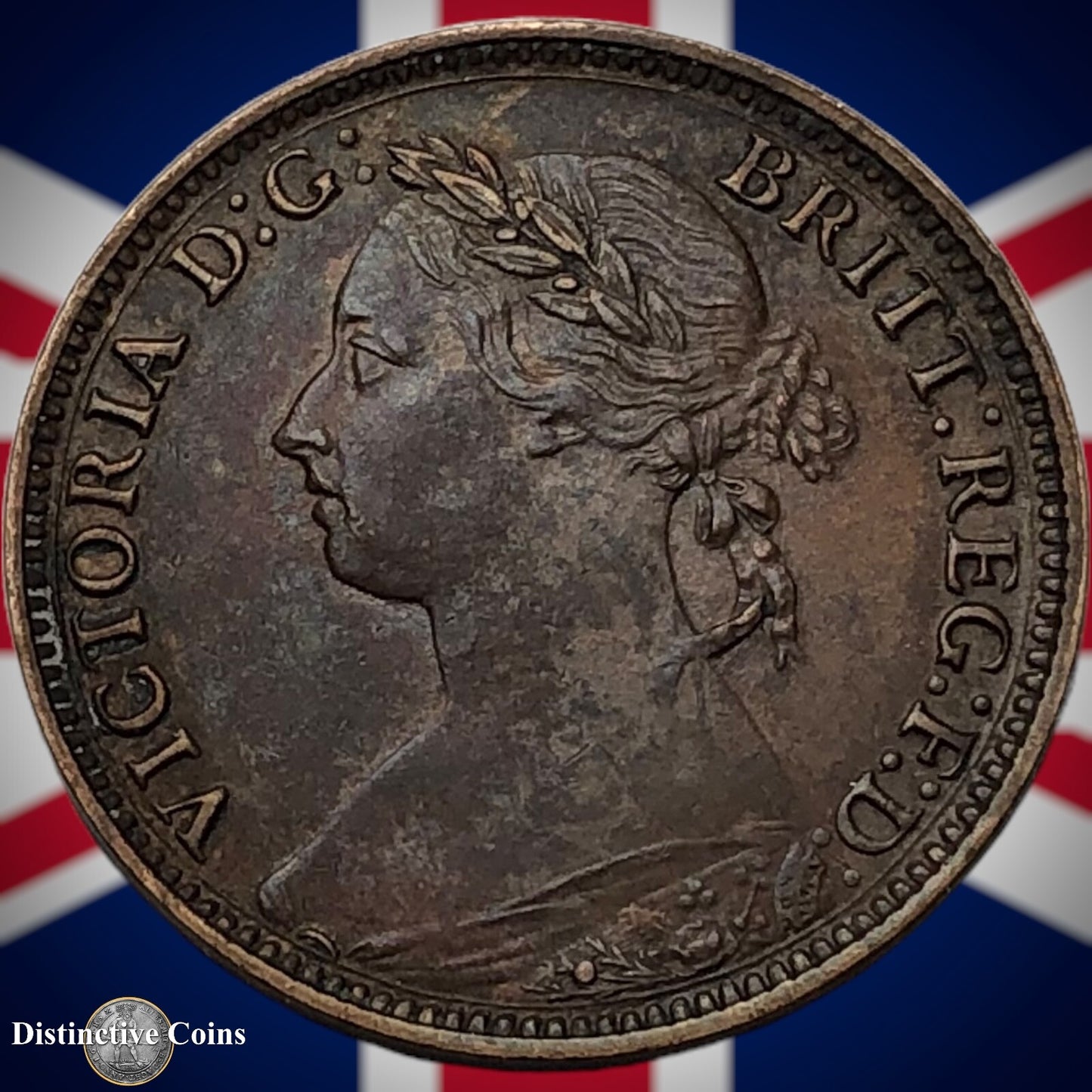 Great Britain 1881 H Farthing 1/4d GB4014