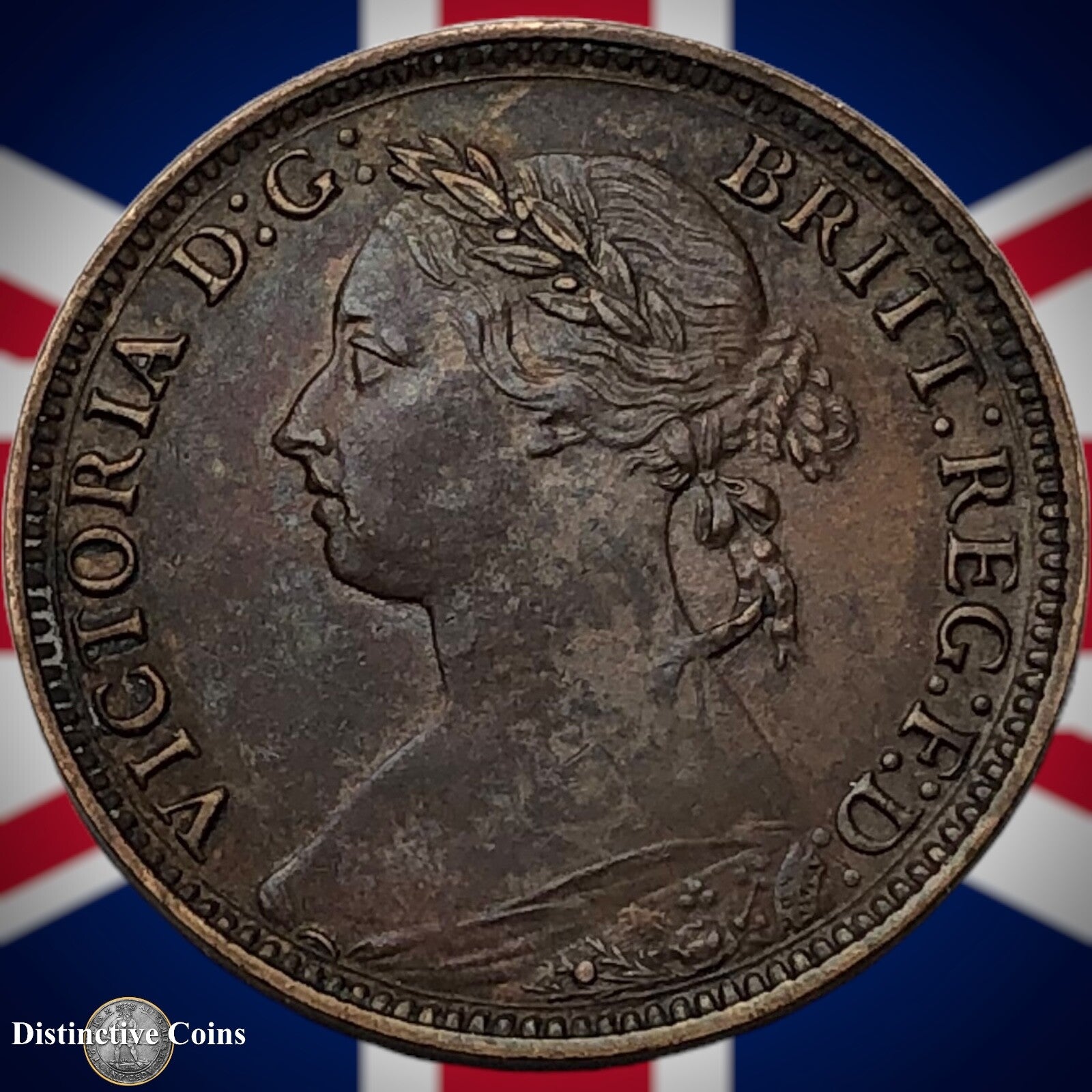 Great Britain 1881 H Farthing 1/4d GB4014