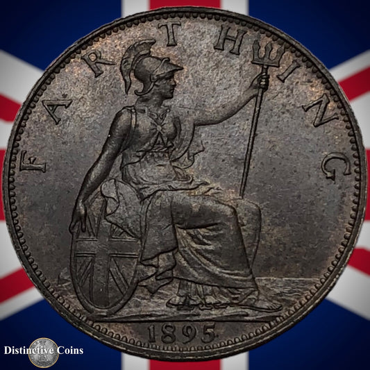 Great Britain 1895 Farthing 1/4d GB4421