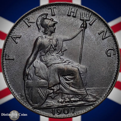 Great Britain 1907 Farthing 1/4d GB4608