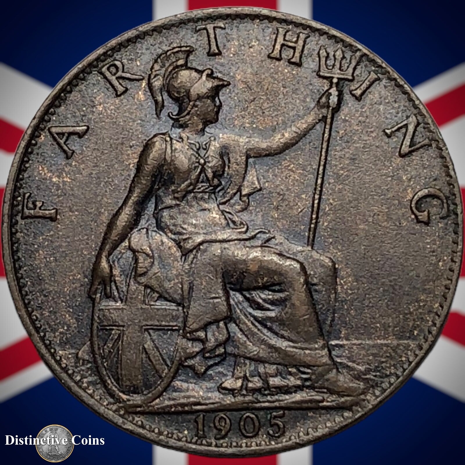 Great Britain 1905 Farthing 1/4d GB4570