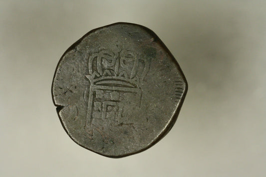 Portuguese India  -  Copper 1 Tanga no date    A907