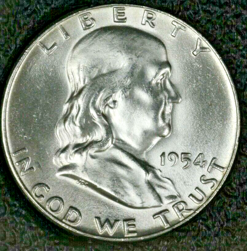 US 1954 Franklin Half Dollar 50 Cents   A2631