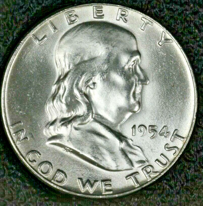 US 1954 Franklin Half Dollar 50 Cents   A2631