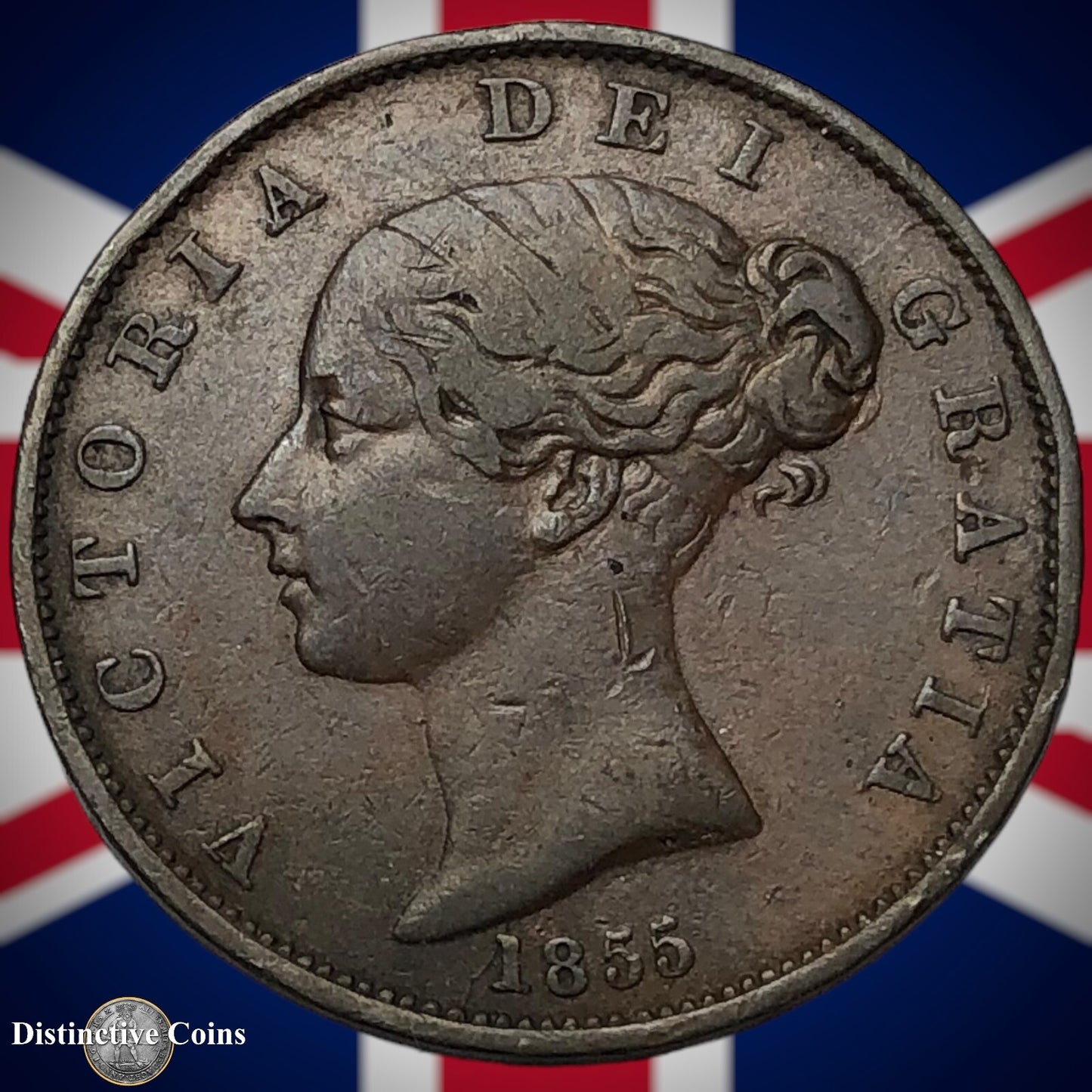 Great Britain 1855 Half Penny 1/2d GB5313