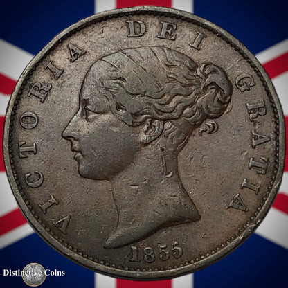Great Britain 1855 Half Penny 1/2d GB5313