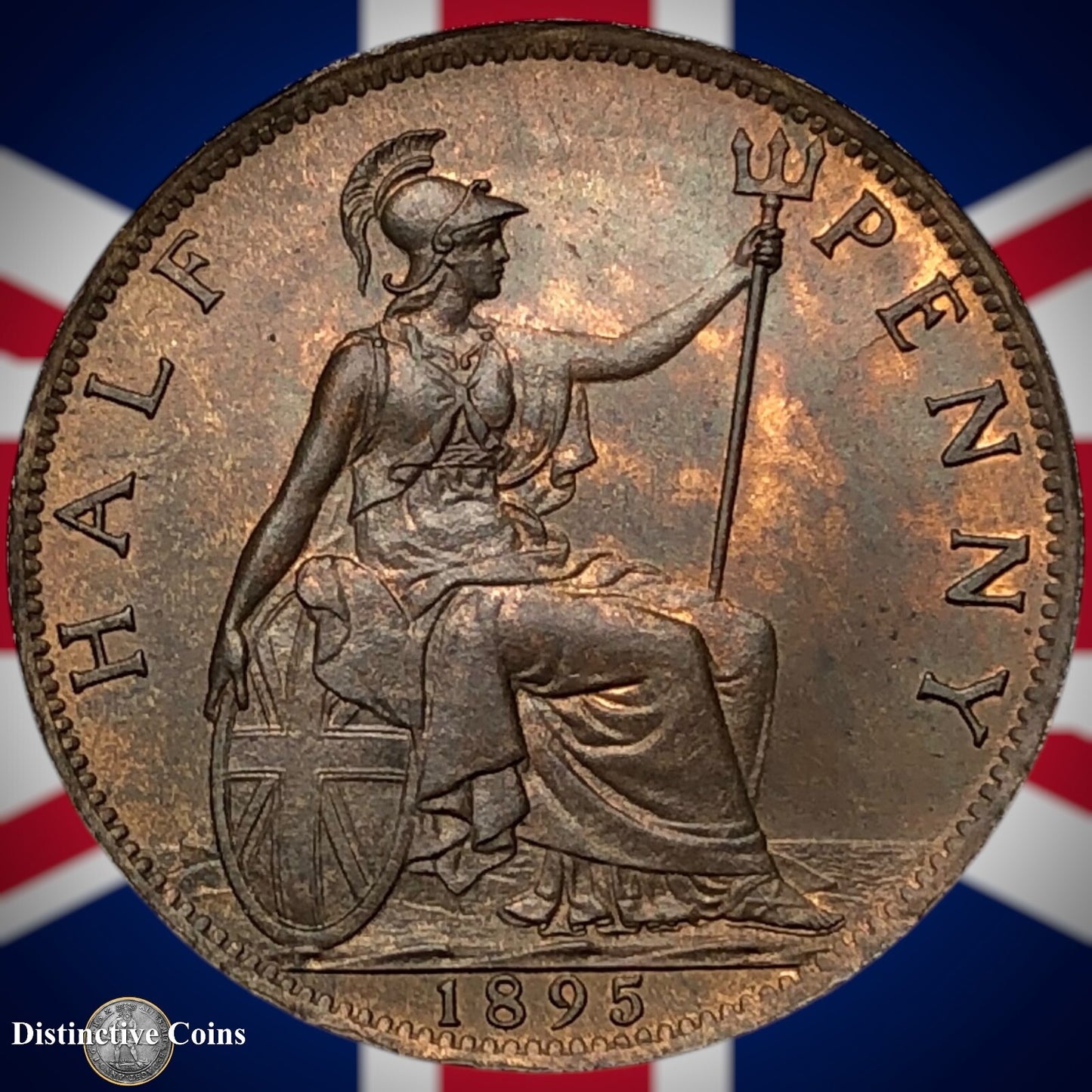 Great Britain 1895 Half Penny 1/2d GB5721