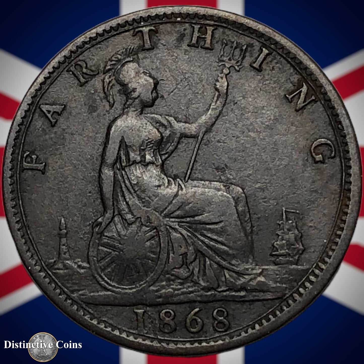 Great Britain 1868 Farthing 1/4d GB3616