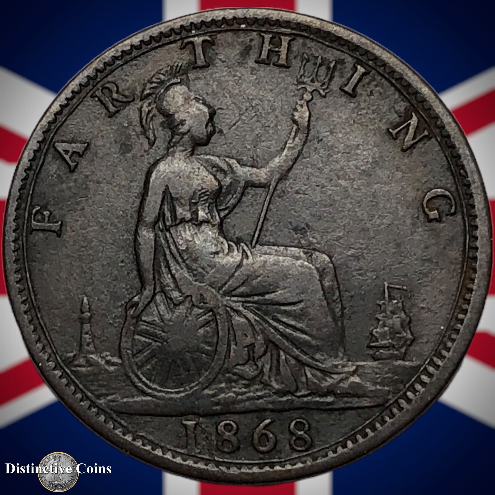 Great Britain 1868 Farthing 1/4d GB3616