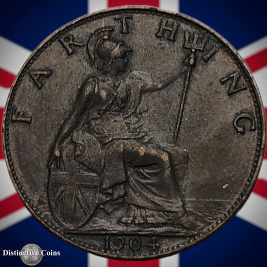 Great Britain 1904 Farthing 1/4d GB4559