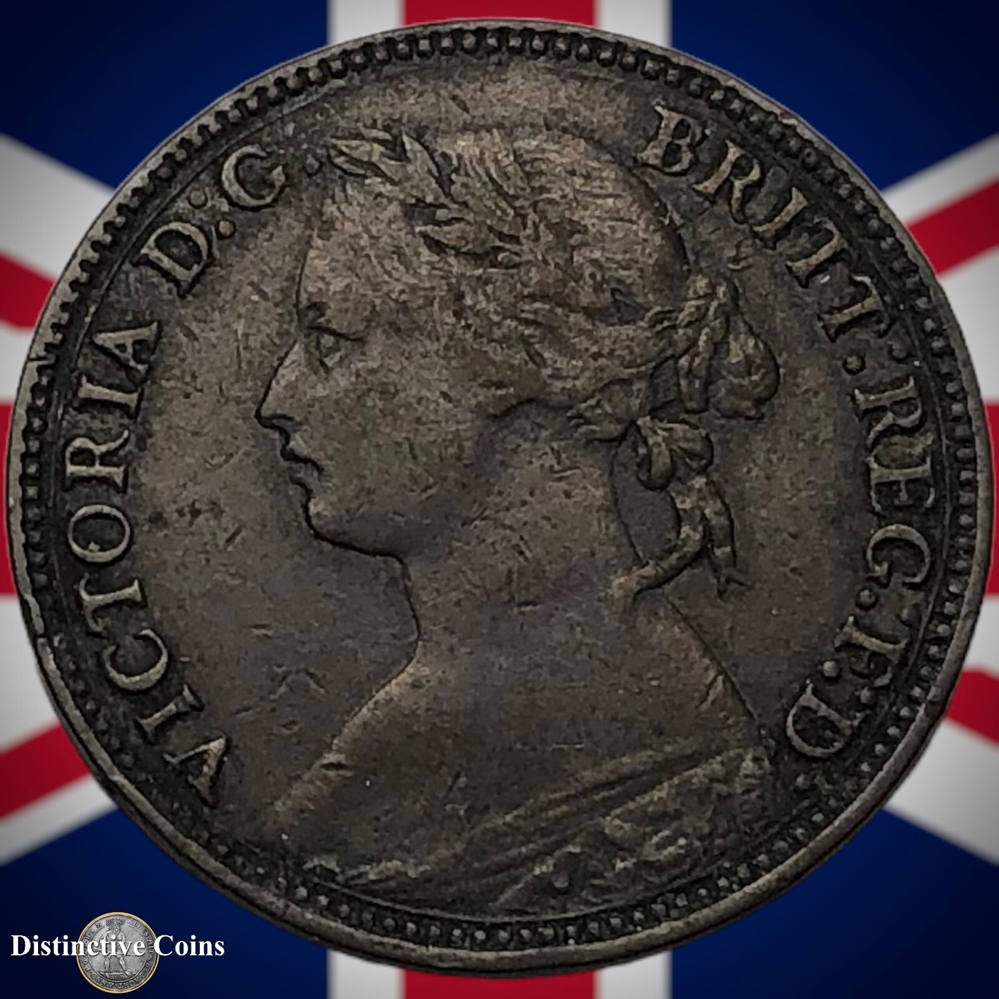 Great Britain 1874 H Farthing 1/4d GB3719