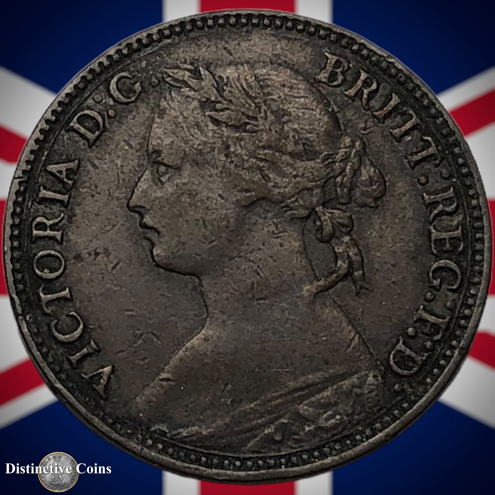 Great Britain 1874 H Farthing 1/4d GB3719