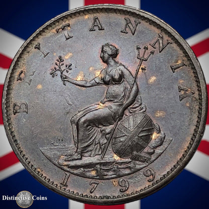 Great Britain 1799 Half Penny 1/2d GB5144