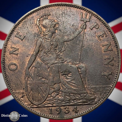 Great Britain 1934 Penny 1d GB7156