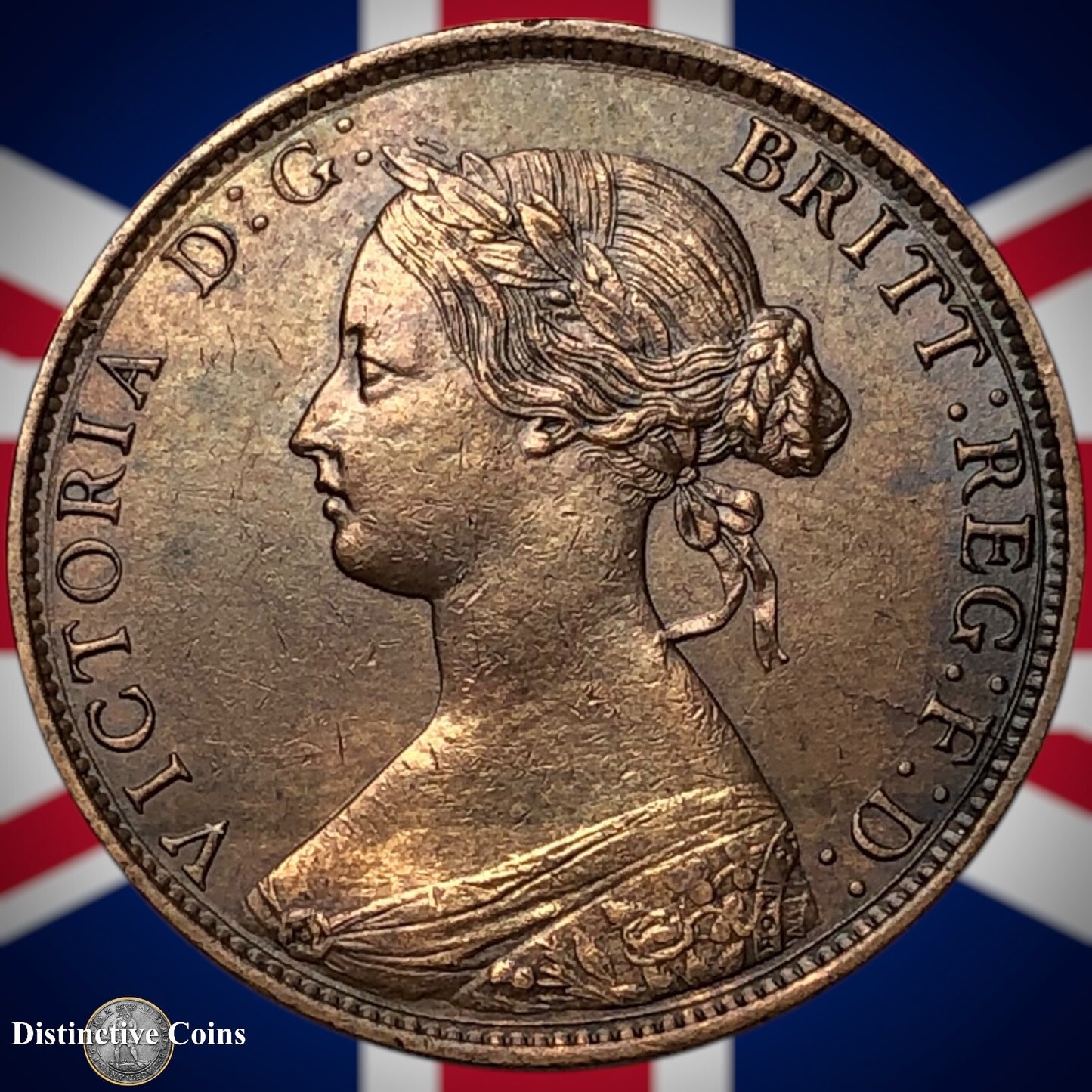 Great Britain 1862 Half Penny 1/2d GB5445