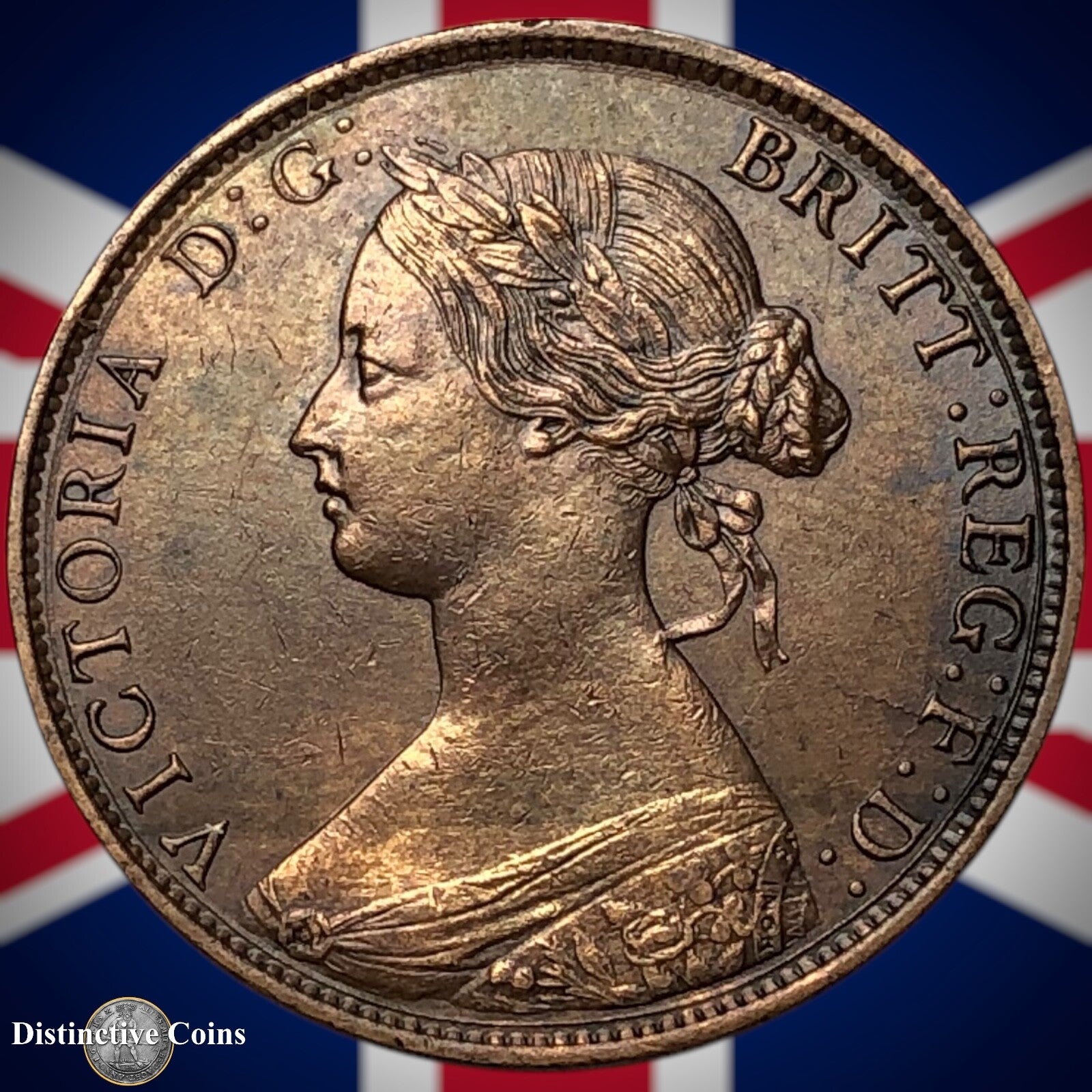 Great Britain 1862 Half Penny 1/2d GB5445