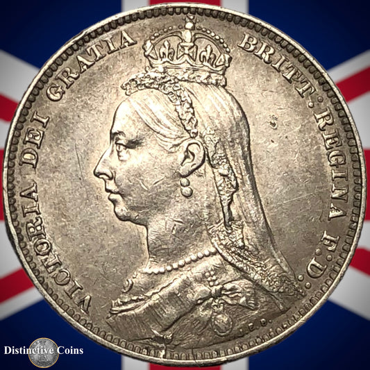 Great Britain 1892 British One Shilling GB0607