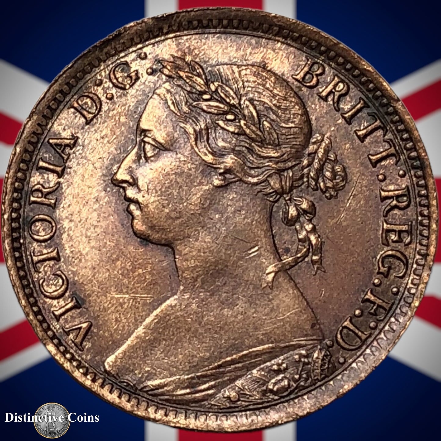 Great Britain 1885 Farthing 1/4d GB4168